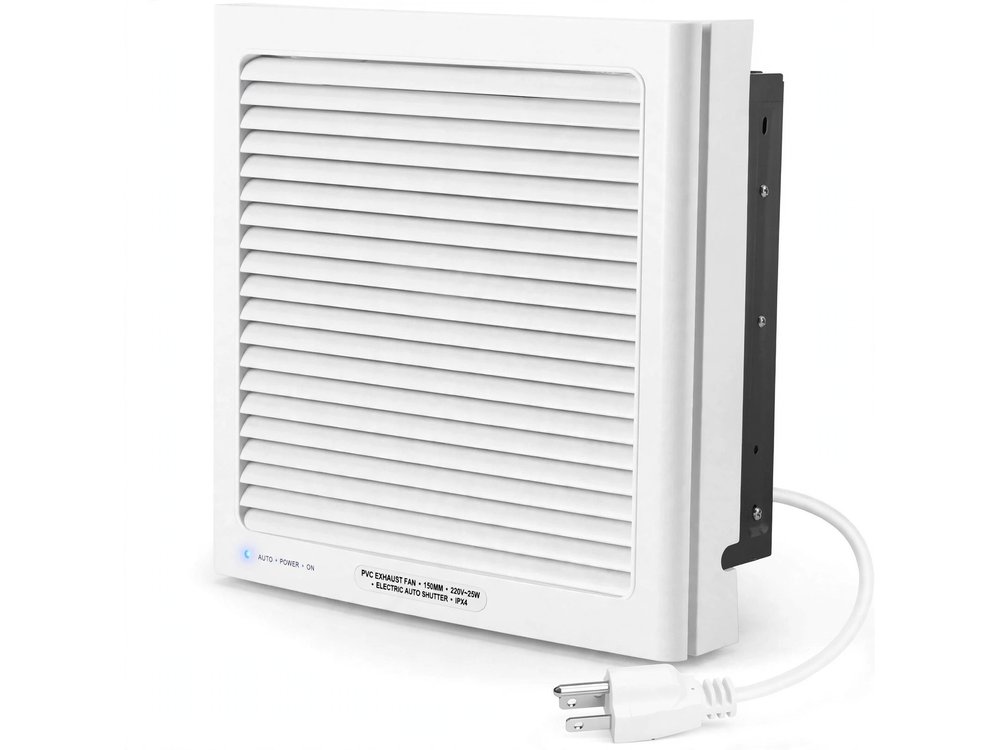 PVC Exhaust Fan — Electrical Shutter — Fans & Ventilation product photo from Al Fazza Integrated Services catalogue