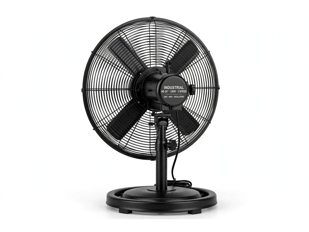 Industrial HD Stand Fan — Fans & Ventilation product photo from Al Fazza Integrated Services catalogue