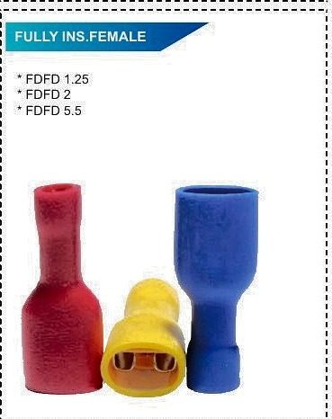 Fully Insulated Female Disconnects — Insulated Terminals product photo from Al Fazza Integrated Services catalogue