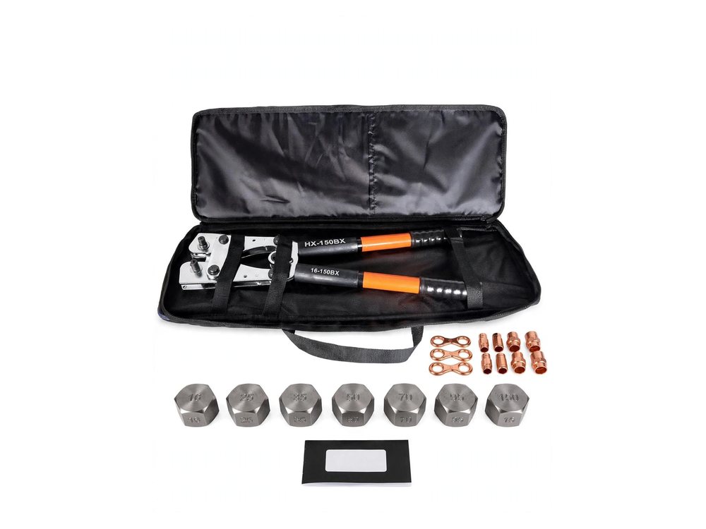 Hydraulic Crimping Tool Kit HX-150BX (Carry Bag) — Electrical Tools product photo from Al Fazza Integrated Services catalogue