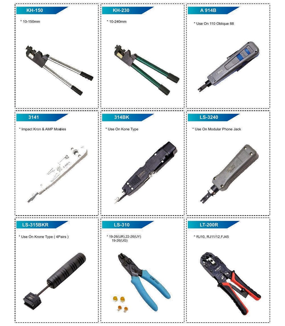 Crimping Tools — Hydraulic & Network Punch-Down Tools — Electrical Tools product photo from Al Fazza Integrated Services catalogue