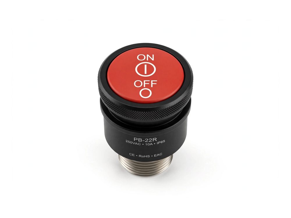 Push Button Switch With Mark — Switch Gear Components product photo from Al Fazza Integrated Services catalogue