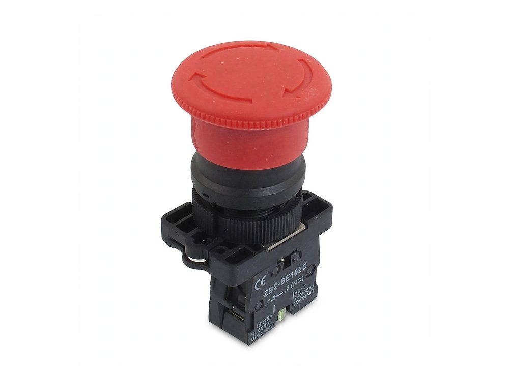 Emergency Push Button (Mushroom Head) — Switch Gear Components product photo from Al Fazza Integrated Services catalogue