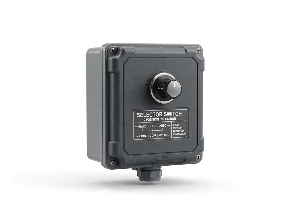 Selector Switch With Box & Mark — Switch Gear Components product photo from Al Fazza Integrated Services catalogue