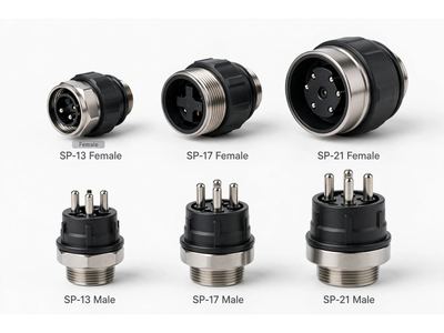 Male & Female Aviation Connector (SP Series) — Cable Accessories — Al Fazza Integrated Services