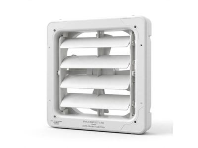 PVC Exhaust Fan — Auto Shutter — Fans & Ventilation — Al Fazza Integrated Services