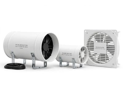 PVC In-line Duct Fans & Fan Ventilators — Fans & Ventilation — Al Fazza Integrated Services