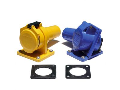 Socket Angle (Angled Panel Socket) — Industrial Plug & Socket — Al Fazza Integrated Services