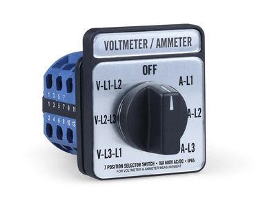 Voltmeter & Ammeter Selector Switch — Switch Gear Components — Al Fazza Integrated Services