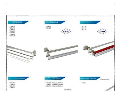 PVC Trunking & Wiring Duct Systems — Cable Management System — Al Fazza Integrated Services