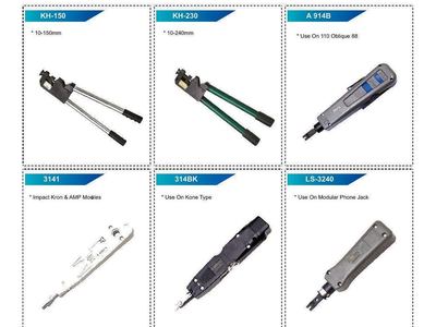 Crimping Tools — Hydraulic & Network Punch-Down Tools — Electrical Tools — Al Fazza Integrated Services