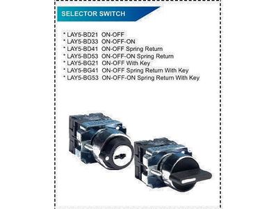 Selector Switch — Switch Gear Components — Al Fazza Integrated Services