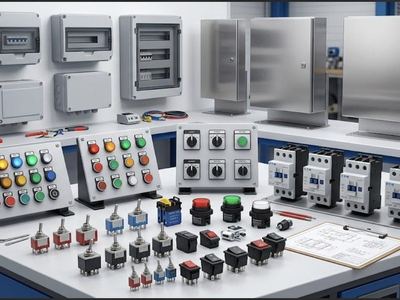 Switch Gear Components — electrical spare parts supplied by Al Fazza Integrated Services, Jeddah